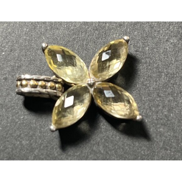 Elegant Yellow Gemstone Pendant - Picture 4 of 7